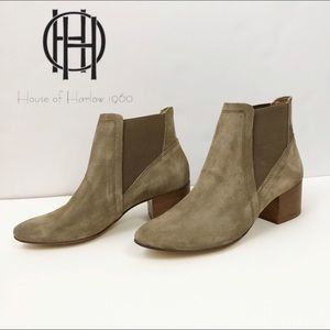 House of Harlow Gwendolyn ankle bootie in khaki 8